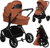 Lionelo Mika Plus 2-in-1 Kinderwagen Bruin