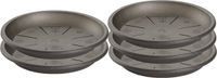 Forte Plastics Water Opvangschaal - Set van 5 - Antraciet Grijs - 24 cm - Kunststof