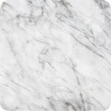 Bellatio Decorations Marmer natuursteen print onderzetters - 15 stuks - Karton - Wit/Grijs