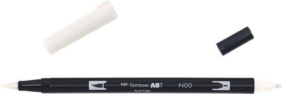 Tombow ABT Dual Brush Blender Pen - Kleurloos - Fijn - 1 stuk(s)