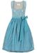 Bergfeuer STOCKERPOINT Dirndl 'Rajana' blauw / turquoise / lichtblauw