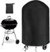 Housse de barbecue résistante aux intempéries - Protection pour grill - 1 pièce - Noir - Oxford 420D - 71 x 68 cm
