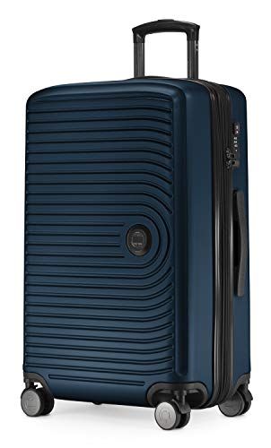 HAUPTSTADTKOFFER - Mitte - hard shell Koffer Trolley, Ingecheckte bagage uitbreidbaar, TSA, 68 cm, 88 L, Donkerblauw