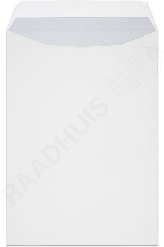 Raadhuis Akte Envelop - 229x324mm C4 - Wit - 25 stuks