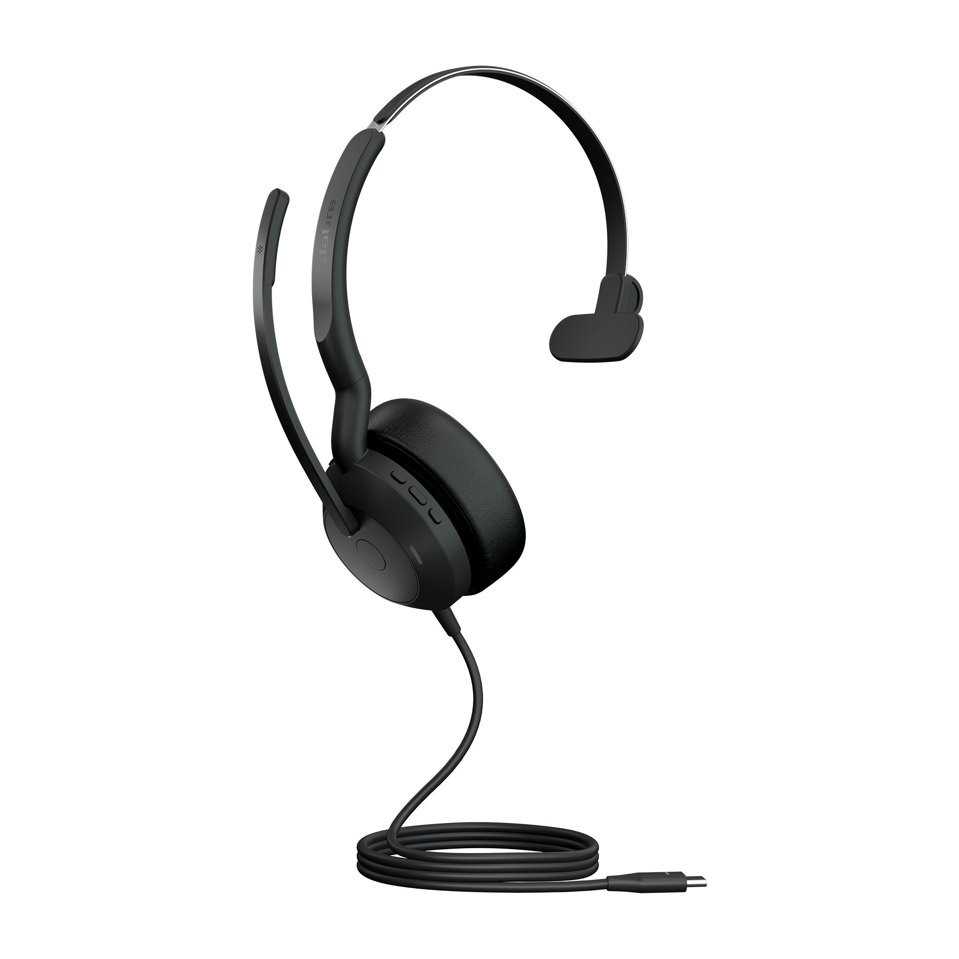 Jabra Evolve2 50 - Headset - USB Type-C - On-ear - Mono - Zwart