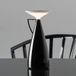 Kartell Camomille Lampe de table LED rechargeable, Noir, 24 cm de hauteur
