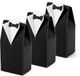 PartyDeco Cadeaudoosjes Bruidegom - Bruiloft - 80 stuks - Zwart/Wit - 7 x 9 cm