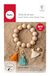 Rayher Knutselpakket armband "Boho Summer", ca. 8 cm ø, met 4 wisselhangers, 4 cm lang, DIY armband, armband om te knutselen, houten kralen FSC-gecertificeerd, 15402000