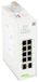 WAGO Industriële switch 852-1813 | met 8 ETHERNET-poorten 10/100/1000 Mbps autonegotiatie en diagnostische LED's aan de voorzijde | 2 x SFP-sleuven voor glasvezel | ondersteunt Power over Ethernet