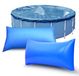 Omgoods - Piscine rectangulaire gonflable d'hiver (lot de 2)
