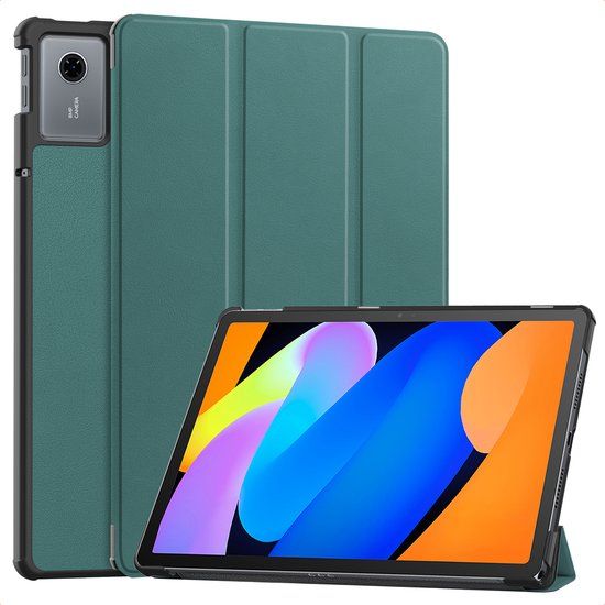 imoshion Tablet Hoes - Geschikt voor Lenovo Idea Tab - Trifold Bookcase - Donkergroen