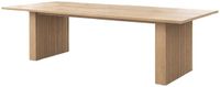 Hioshop Humle eetkamertafel 100x200/300cm naturel