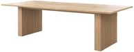Hioshop Humle eetkamertafel 100x200/300cm naturel