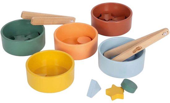 Small Foot Houten Montessori Sorteerspel met Knijptang