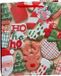 Gerimport Cadeautasje - 24 cm - Ho-ho-ho en Kerstman - Groen