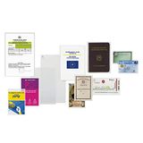 Favorit Upocket enveloppen zonder boren, 100 stuks, 7,5 x 11 cm, transparant