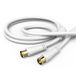 Hama 00205035 câble coaxial 3 m type F blanc