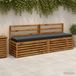 vidaXL Coussin de banc SOEST 100% Polyester Anthracite 180 x 40 x 8 cm