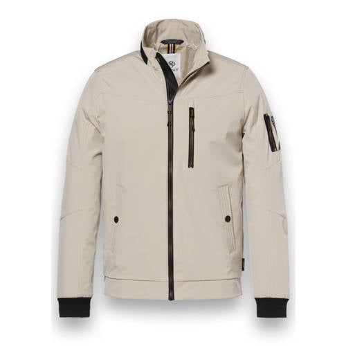 District softshell jas beige