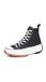Converse Unisex Run Star Hike Canvas Platform Sneaker, Zwart/Wit, 39 EU