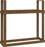 vidaXL Haardhoutrek 110x35x108,5 cm bois de pin massif brun miel