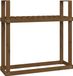 vidaXL Haardhoutrek 110x35x108,5 cm bois de pin massif brun miel