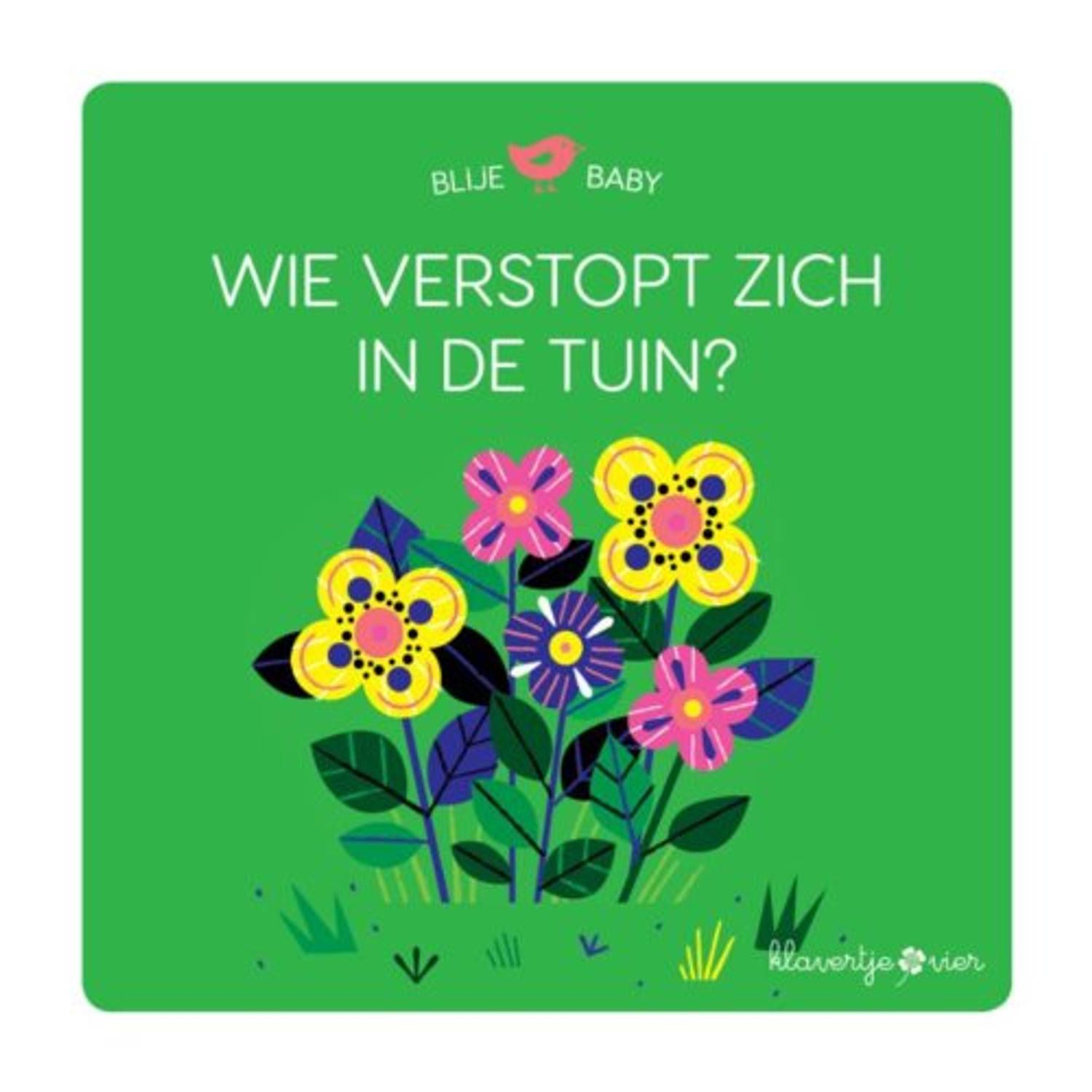 Paagman blije baby: wie verstopt zich in de tuin?