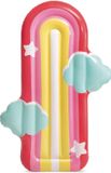 Intex Regenboog wolk luchtbed - Opblaasbaar - Zwembad - 175x117x20 cm - +6 jaar