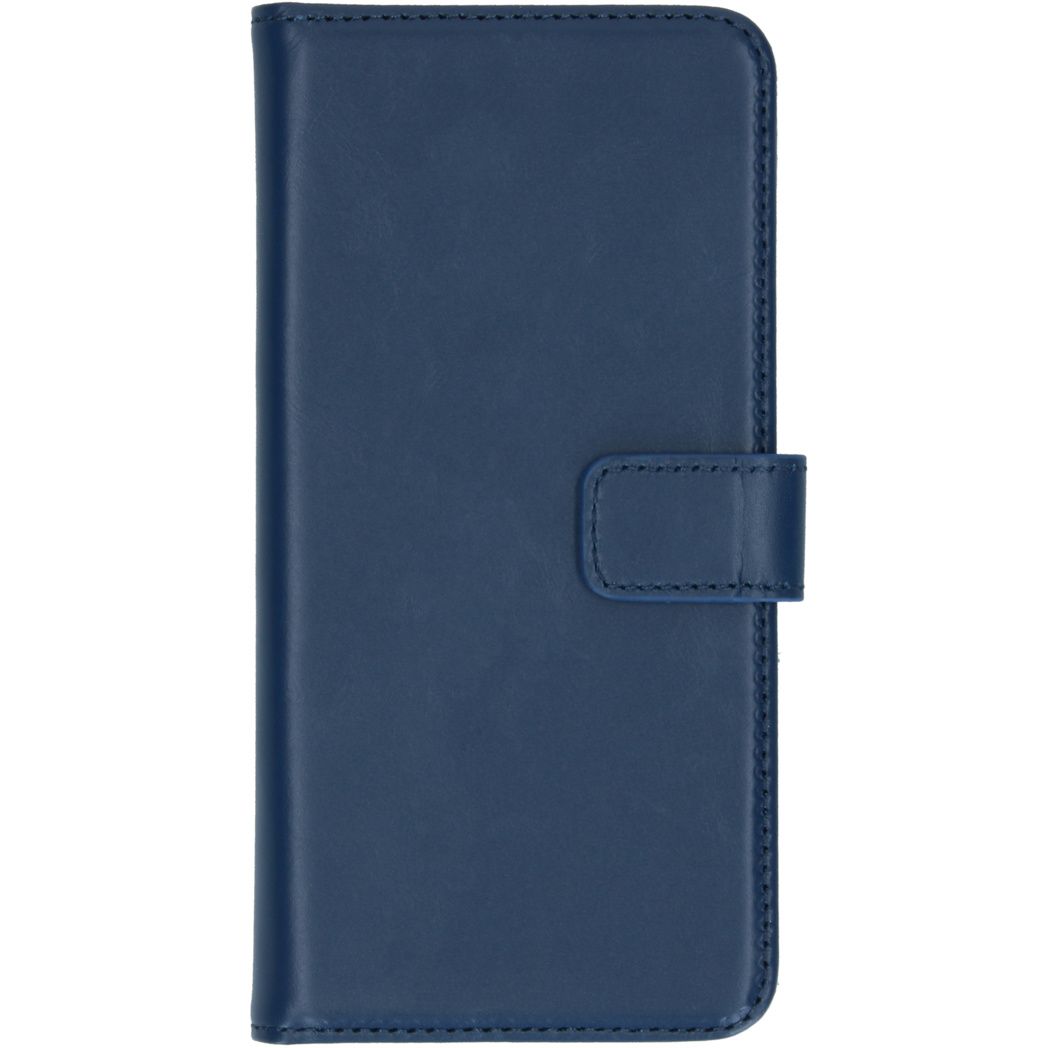 Selencia Echt Lederen Booktype Samsung Galaxy A41 hoesje - Blauw