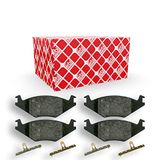 febi bilstein 16011 remblokkenset met montagemateriaal, 1 stuk | Compatibel met: SEAT CORDOBA, CORDOBA Vario, IBIZA II, VW GOLF II, JETTA II