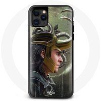 Maniacase Etui voor Iphone 12 Pro Max Loki Thor Ragnarok met Headset Fanart Seizoen 1