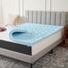 Lucid 3 Inch Matras Topper Twin - Traagschuim Matras Topper Twin - 5 Zone Gel Infusion - CertiPur gecertificeerd schuim