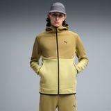 PUMA PUMATECH Elevated Slim hoodie met volledige rits voor heren S, Rustic Olive Green