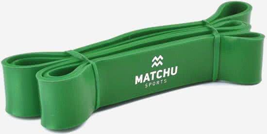 Matchu Sports - Powerband - Fitness Elastiek PRO - Heavy groen - 1 meter