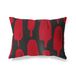 BonaMaison Rood-Zwart Decoratieve Kussensloop, Kussenhoezen Bank, Decoratieve Kussenhoesjes, Kussensloop; Sofa, Slaapkamer, Kantoor, Auto 45x60 Cm - Ontworpen en vervaardigd in Turkije