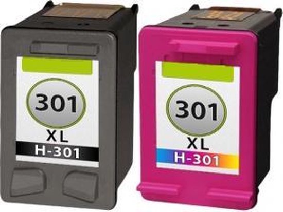- [alternatief voor] HP 301XL multipack (huismerk inktcartridges) magenta, black, cyan, yellow