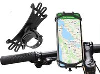 HBS W-0098 Universele Fiets Telefoonhouder - Zwart