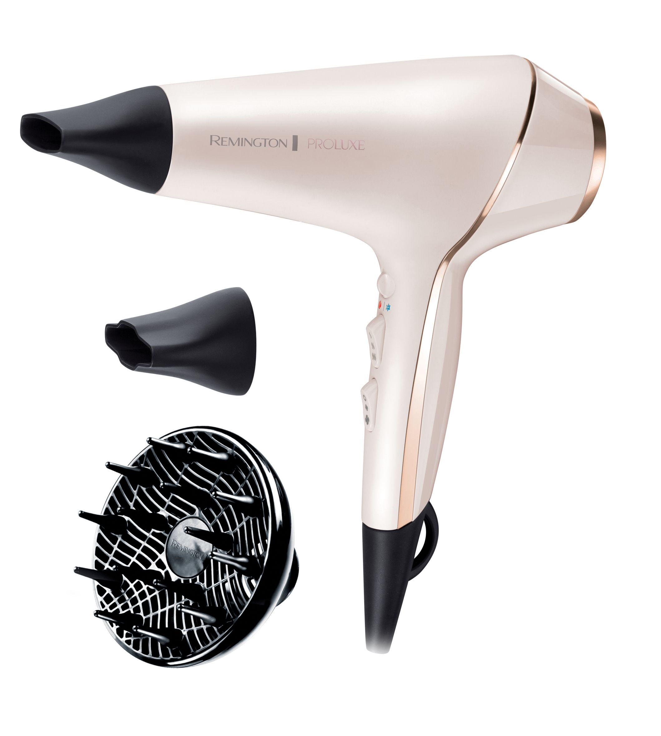 Remington AC9140 PRO-Luxe - Hair Dryer - 2400W - Beige/Black