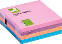 Q-CONNECT Quick Notes | 76 x 76 mm | 320 vel | geassorteerde kleuren
