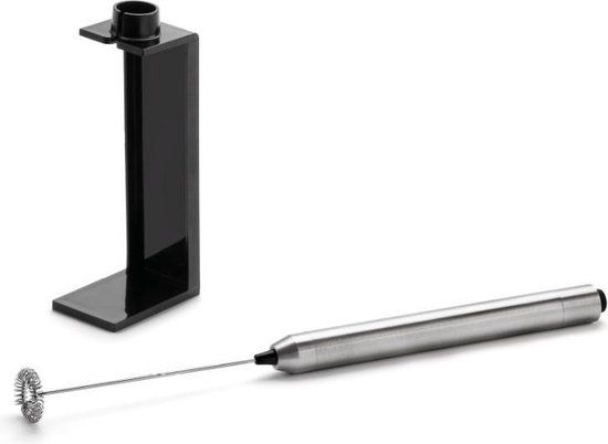 Weis Elektrische Melkopschuimer Met Standaard Zwart