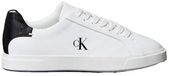 Calvin Klein Hw0hw02845 Lage Sneakers Vrouw Leer Wit/zwart EU 37