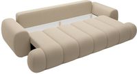 Vente-unique Vierzits-slaapbank FRIDORA Beige