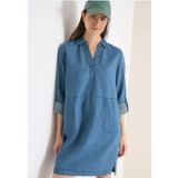 cecil Denimlook Knielange jurk