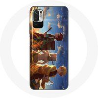 Maniacase Etui voor Xiaomi Poco M3 Pro Tanjiro Inosuke en Zenitsu Demon Slayer Kimetsu no Yaiba Anime Manga