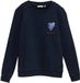 Tom Tailor Sweater met print - Maat XS - sky captain blue