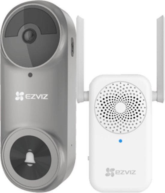 EZVIZ DB2 Pro - Slimme Deurbel - Grijs - 5MP - WiFi - Apple HomeKit