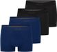 sloggi Heren retro short / pant 4 pack SLG Base marine / charcoal XXL