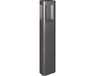 Lucande - Lampe d'extérieur LED - aluminium, polycarbonate - H: 80,3 cm - anthracite