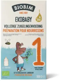 Biobim Ekobaby 1 Volledige Zuigelingenvoeding 0+ 600 G