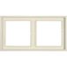 Jung LS982W Cadre double LS 990 Crème-blanc 1 pièce(s)